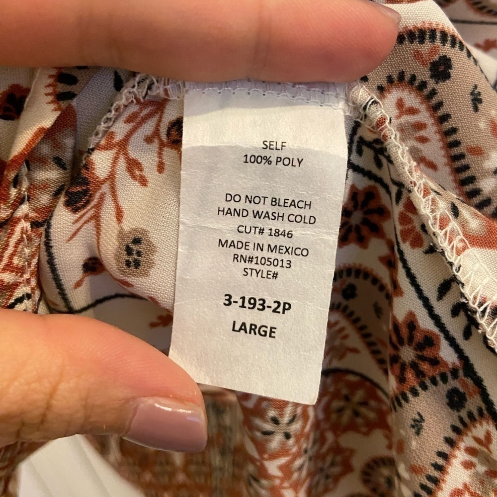 Andree By Unit Mixed Leopard Patchwork Blouse - image 8